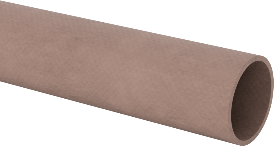 Ultra Yüksek Sıcaklık Darbe Dirençli Garolite Boru, 0,062" Duvar Kalınlığı, 1-1/8" OD, 1" ID, 44" Uzunluk