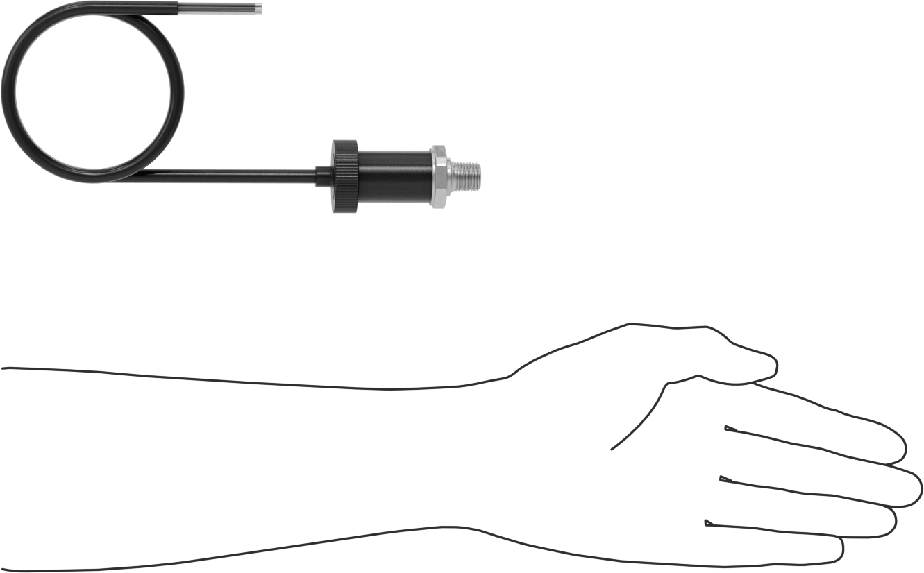 Oksijen için Basınç Transmitteri, 4-20 mA Çıkış, Tel Uçları, 0-60 PSI