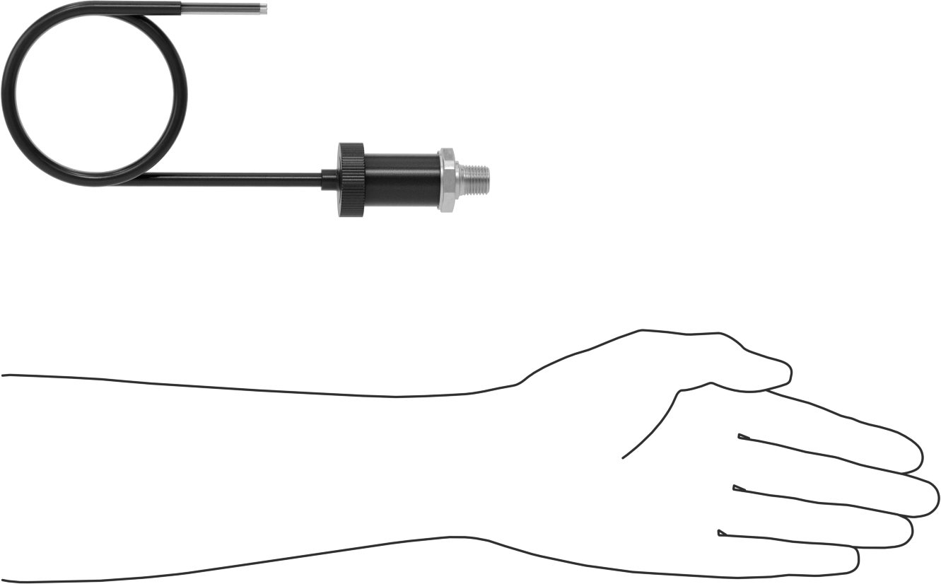 Oksijen için Basınç Transmitteri, 4-20 mA Çıkış, Tel Uçları, 0-1000 PSI