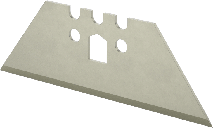Düz Maket Bıçağı Bıçakları, 2-1/2" Uzunluk, 7/8" Genişlik