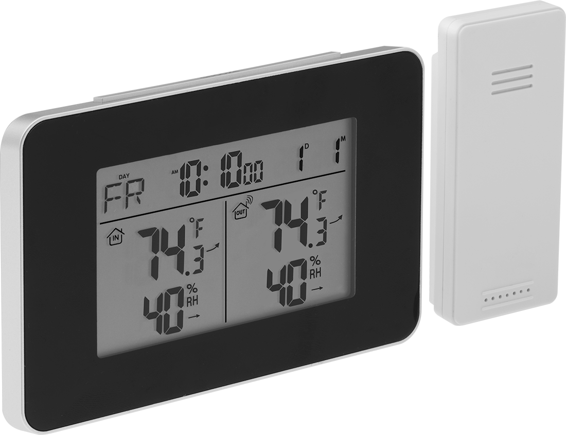 Nem ve Sıcaklık Ölçer, 32° ila 122°F, %20 ila %95 Nem