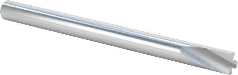 O-Ringler için Karbür Kuyruklu Freze Ucu, 2 Yiv, 1,78 mm O-Ring Genişliği için