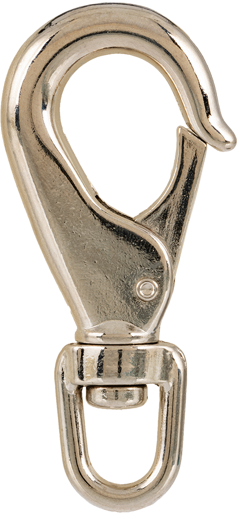 Döner Gözlü Karabina, Çinko, 7/32" Açıklık Genişliği, 2-1/4" Uzunluk, 3/4" İç Genişlik