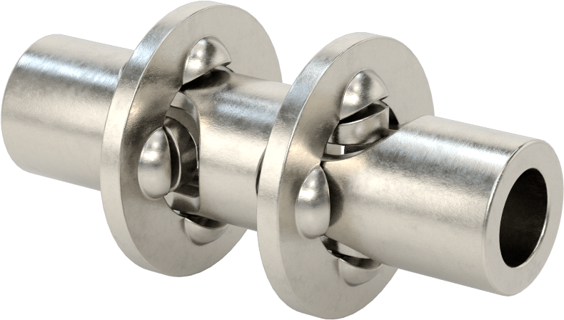 Hassas Çift U-Eklem, 5/8“ Çap x 7/8” Derinlikli Mil için