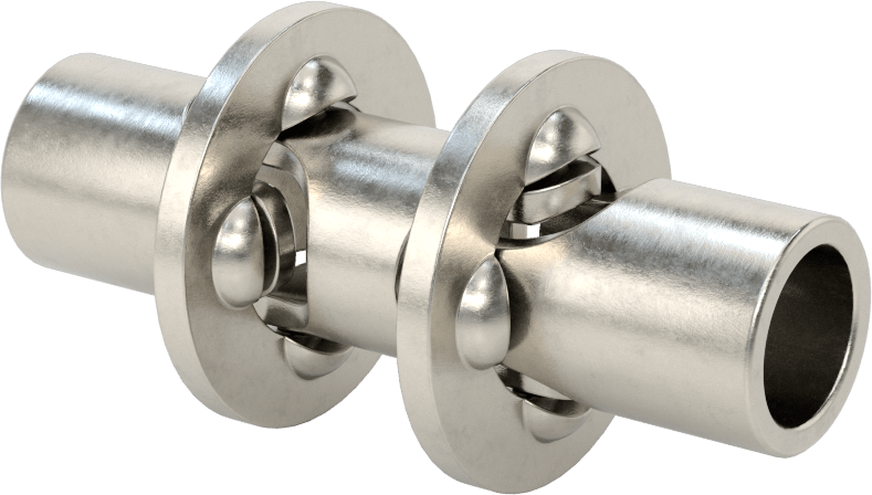 Hassas Çift U-Eklem, 3/4“ Çap x 7/8” Derinlikli Şaft için