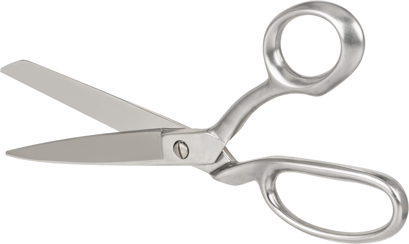 Tamamen Metal Makas, Ofset Saplı, 8-1/4" Toplam Uzunluk