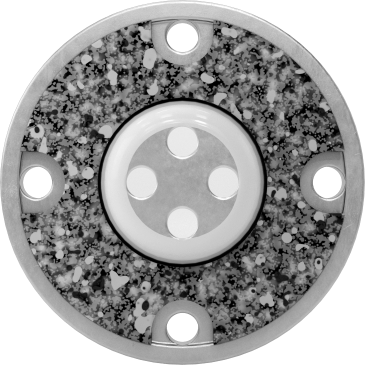 Flanşlı Gözetleme, Koyu Sıvı için, 1-5/8" Flanş Dış Çap