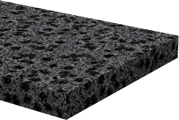 Hafif Hizmet Tipi Karışımlı EPDM Köpük Şerit, Yapışkan Arka Yüzlü, 1/2" Genişlik, 1/16" Kalınlık, 100 Fit Uzunluk