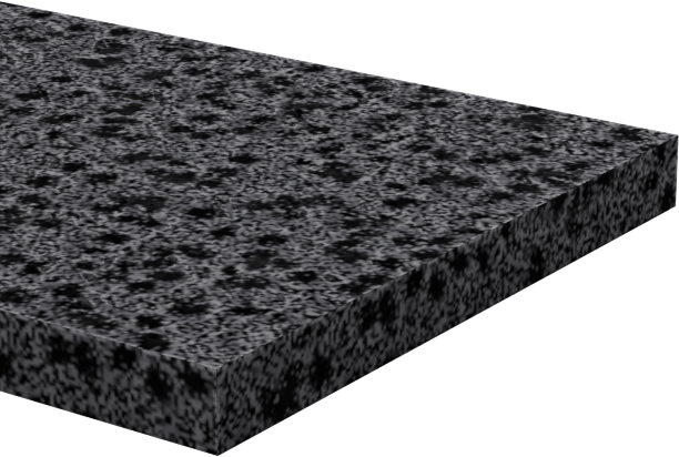 Hafif Hizmet Tipi Karışımlı EPDM Köpük Şerit, Yapışkan Arka Yüzlü, 5/8" Genişlik, 1/16" Kalınlık, 100 Fit Uzunluk