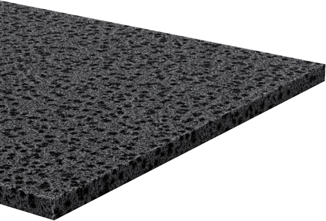 Hafif Hizmet Tipi Karışımlı EPDM Köpük Şerit, Yapışkan Arka Yüzlü, 1-1/2" Genişlik, 1/16" Kalınlık, 100 Fit Uzunluk