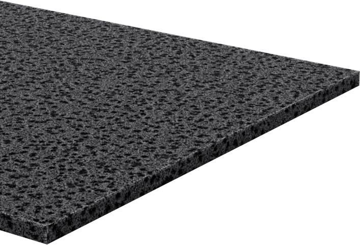 Hafif Hizmet Tipi Karışımlı EPDM Köpük Şerit, Yapışkan Arka Yüzlü, 2 inç Genişlik, 1/16" Kalınlık, 100 Fit Uzunluk