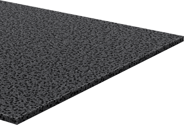 Hafif Hizmet Tipi Karışımlı EPDM Köpük Şerit, Yapışkan Arka Yüzlü, 3" Genişlik, 1/16" Kalınlık, 100 Fit Uzunluk