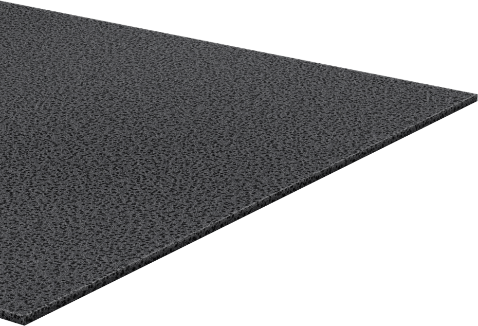 Hafif Hizmet Tipi Karışımlı EPDM Köpük Şerit, Yapışkan Arka Yüzlü, 6" Genişlik, 1/16" Kalınlık, 100 Fit Uzunluk