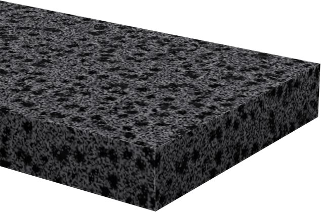 Hafif Hizmet Tipi Karışımlı EPDM Köpük Şerit, Yapışkan Arka Yüzlü, 5/8" Genişlik, 1/8" Kalınlık, 50 Fit Uzunluk