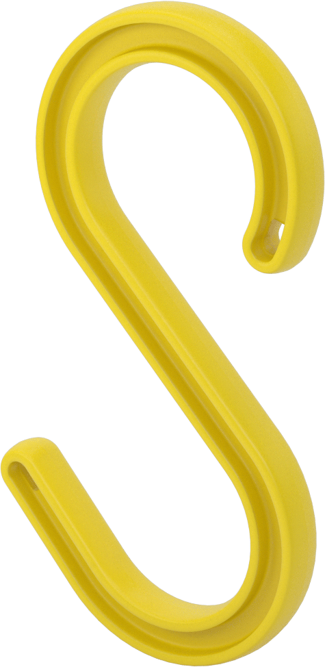 Fiberglas Yönlendirme S-Kancası, 1-7/8" Maksimum Demet Çapı için, Sarı