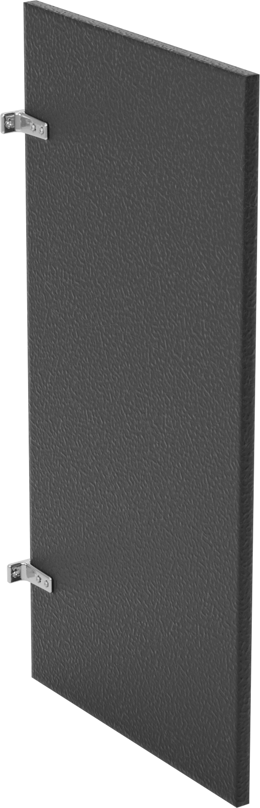Laminat Pisuar Bölmesi, Duvara Asılan, 48“ Yükseklik x 1” Genişlik x 24" Derinlik Toplam
