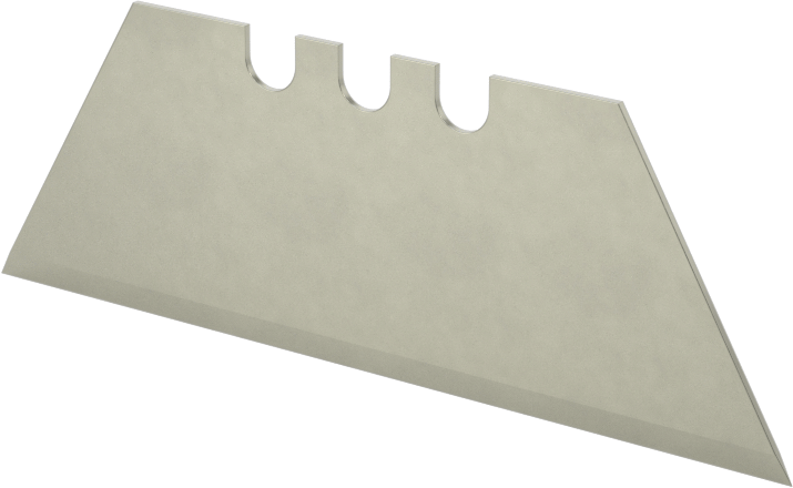 Geri Çekilebilir Bıçaklı Maket Bıçağı için 2“ Uzunluk x 3/4” Genişlik x 0,018" Kalınlıkta Bıçak