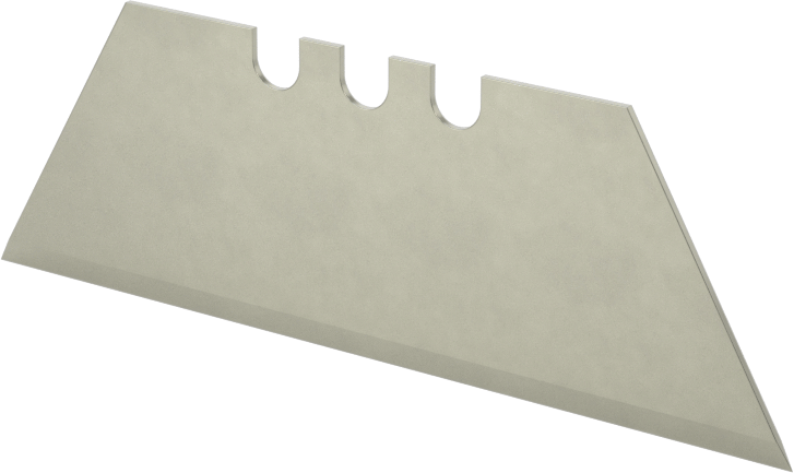 Geri Çekilebilir Bıçaklı Maket Bıçağı için 2-1/4“ Uzunluk x 3/4” Genişlik x 0,018" Kalınlıkta Bıçak