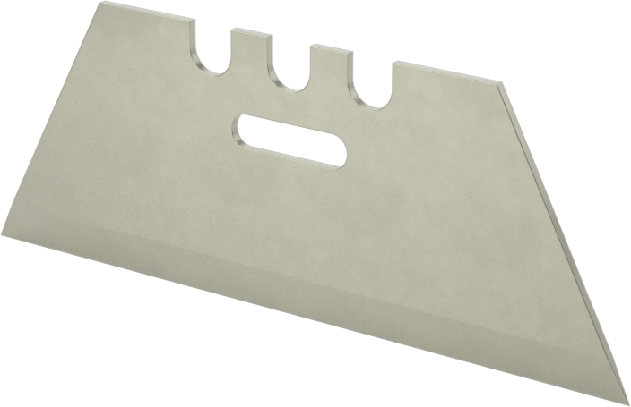 2“ Uzunluk x 0,025” Kalınlık Geri Çekilebilir Bıçaklı Maket Bıçağı için 3 Çentikli Bıçak