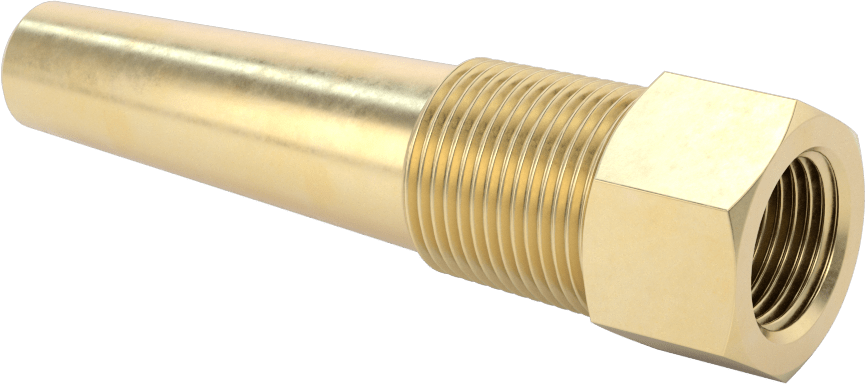 Termovell, Ağır Hizmet Tipi, Pirinç, 4" Mil için, 3/4 NPT Bağlantı