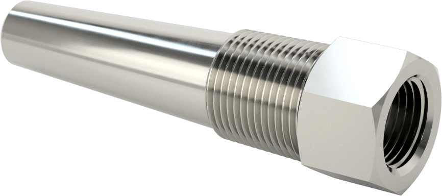Termovell, Ağır Hizmet Tipi, 304 Paslanmaz Çelik, 4" Mil için, 3/4 NPT Bağlantı