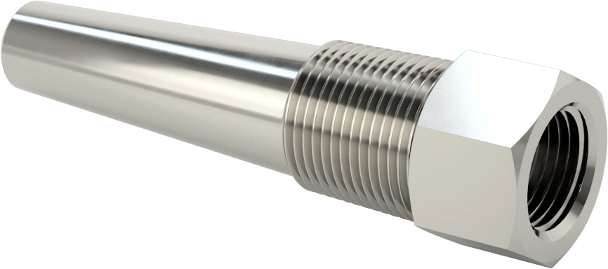 Termovell, Ağır Hizmet Tipi, 316 Paslanmaz Çelik, 4" Mil için, 3/4 NPT Bağlantı