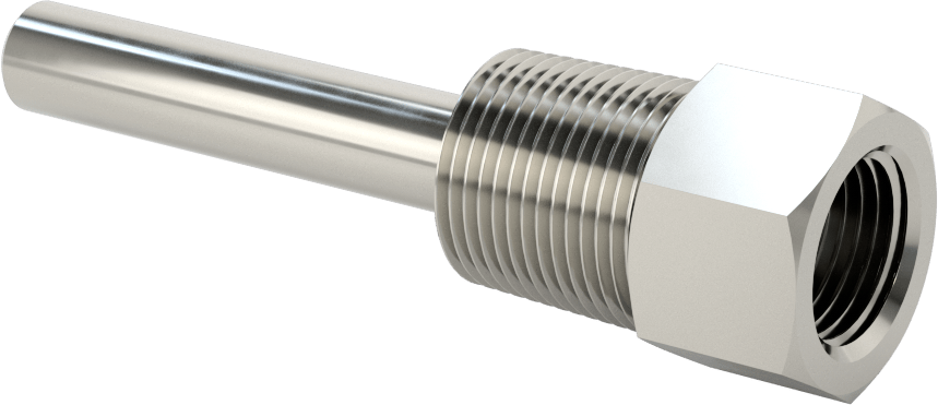 Termovell, 4“ x 1/4” Mil için, 304 Paslanmaz Çelik, 3/4 NPT Bağlantı