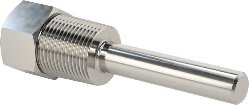Termovell, 4“ x 1/4” Mil için, 304 Paslanmaz Çelik, 3/4 NPT Bağlantı