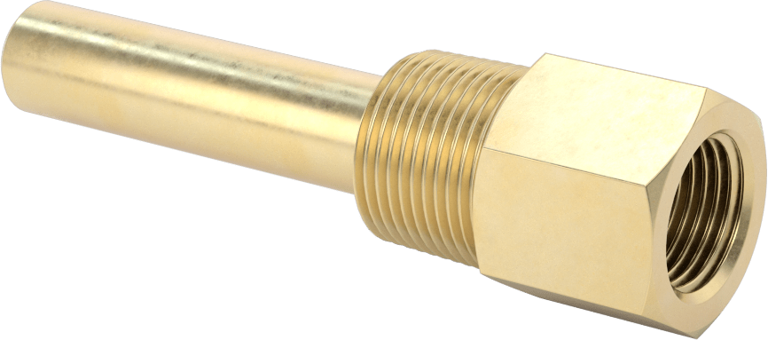 Termovell, 4“ x 3/8” Mil için, Pirinç, 3/4 NPT Bağlantı