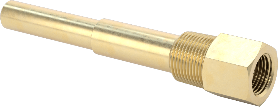 Termovell, 6“ x 3/8” Mil için, Pirinç, 3/4 NPT Bağlantı