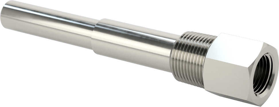 Termovell, 6“ x 3/8” Mil için, 316 Paslanmaz Çelik, 3/4 NPT Bağlantı