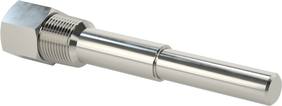 Termovell, 6“ x 3/8” Mil için, 316 Paslanmaz Çelik, 3/4 NPT Bağlantı