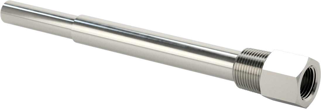 Termovell, 9“ x 3/8” Gövde için, 316 Paslanmaz Çelik, 3/4 NPT Bağlantı