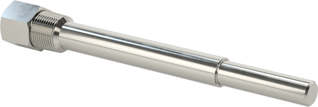 Termovell, 9“ x 3/8” Gövde için, 316 Paslanmaz Çelik, 3/4 NPT Bağlantı