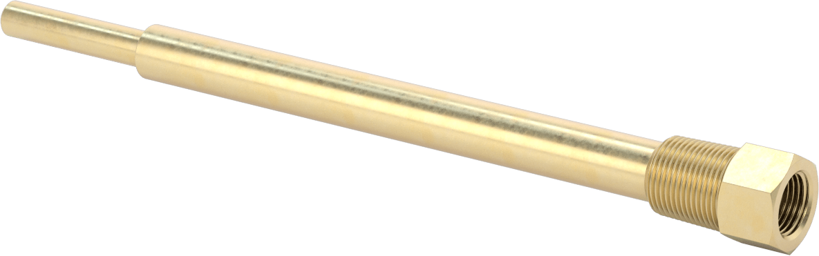 Termovell, 12“ x 1/4” Sap için, Pirinç, 3/4 NPT Bağlantı