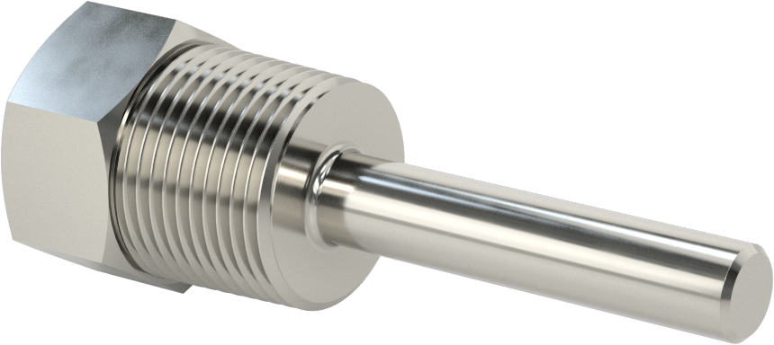 Termovell, 4“ x 1/4” Mil için, 304 Paslanmaz Çelik, 1 NPT Erkek Bağlantı