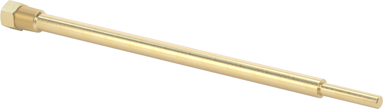 Termovell, 18" Uzunlukta Sap için, Pirinç, 3/4 NPT Bağlantı