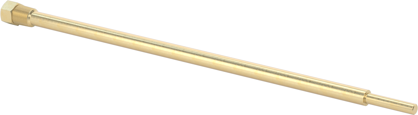 Termovell, 24" Uzunlukta Mil için, Pirinç, 3/4 NPT Bağlantı