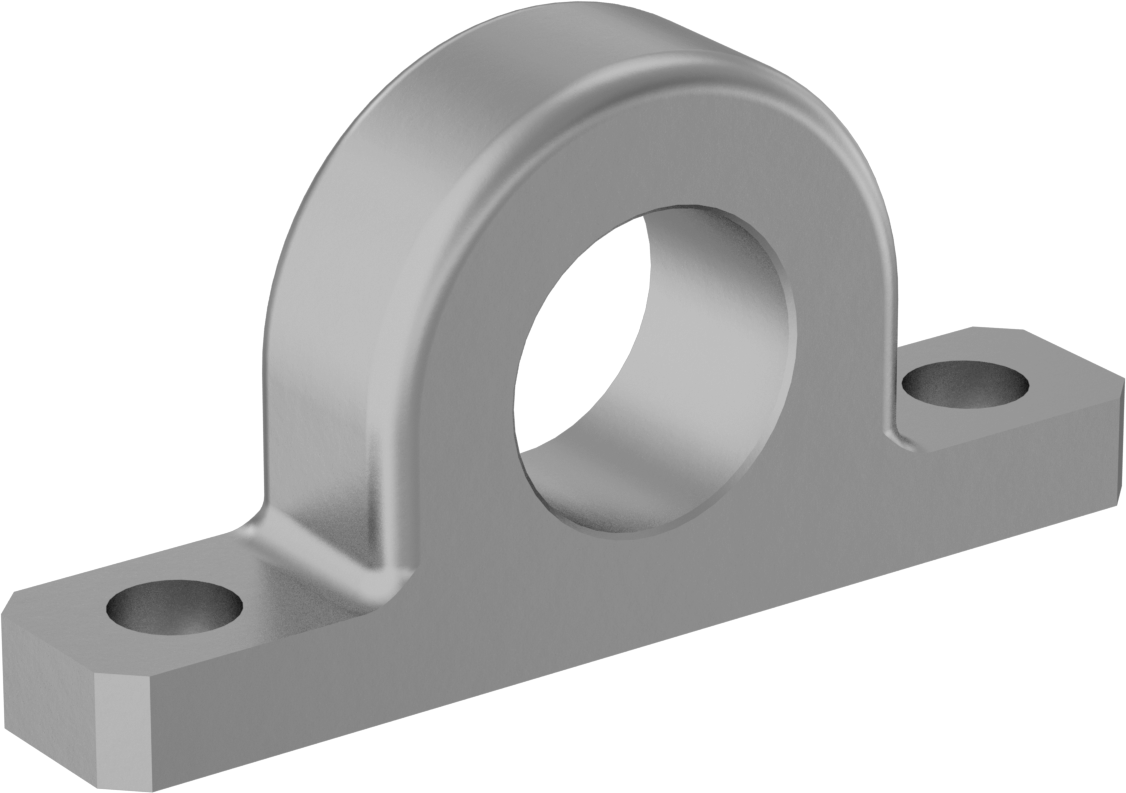 Taban Montajlı Hazır Montajlı Rulman Muhafazası, 16 mm Genişlik x 22 mm Dış Çaplı Rulman, 19 mm Merkez Yüksekliği