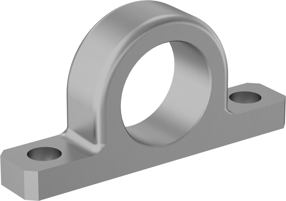 Taban Montajlı Hazır Montajlı Rulman Muhafazası, 16 mm Genişlik x 28 mm Dış Çaplı Rulman, 19 mm Merkez Yüksekliği