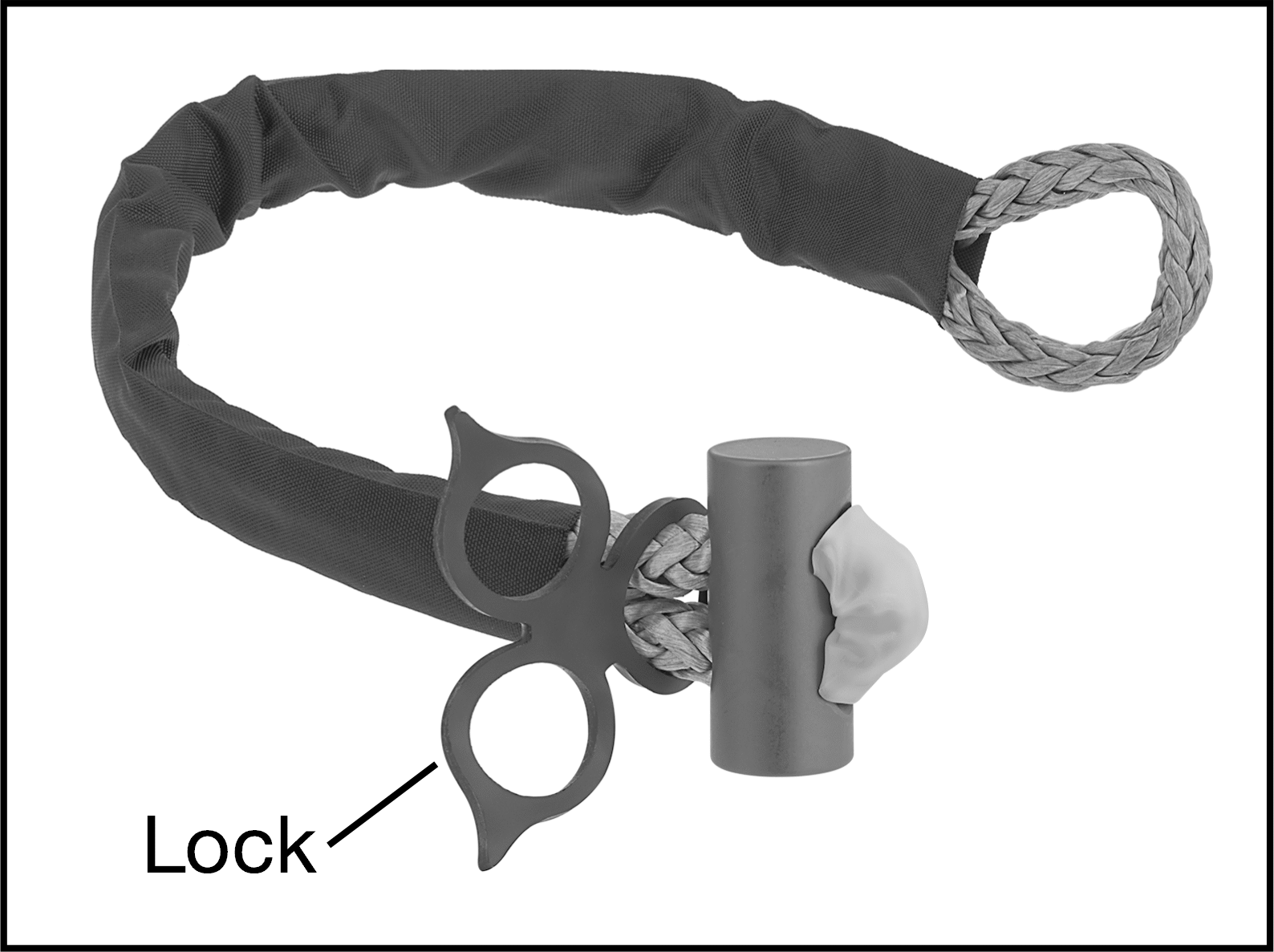 Kaldırma için Esnek Kelepçe, 9/16" Kalınlık, 3300 lbs. Kapasite, 4" Maksimum İç Çap