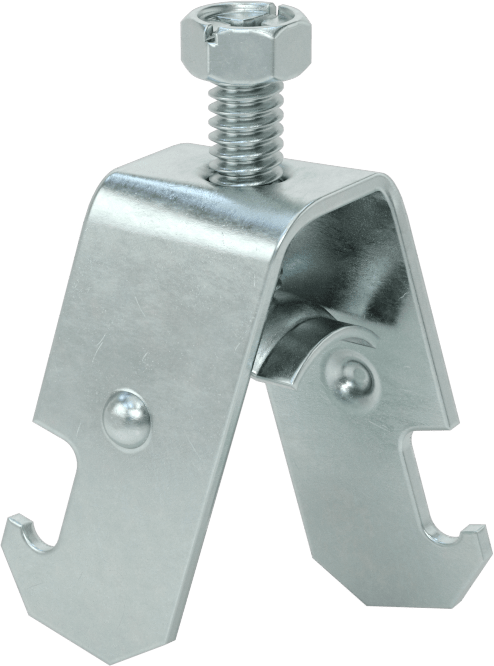 Dar Alanlı Dikme Montajlı Metal Yönlendirme Kelepçesi, Düz Vida ile, 3/8" ila 11/16" ID