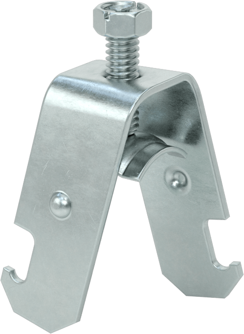Dar Alanlı Dikme Montajlı Metal Yönlendirme Kelepçesi, Düz Vida ile, 5/8" ila 7/8" ID
