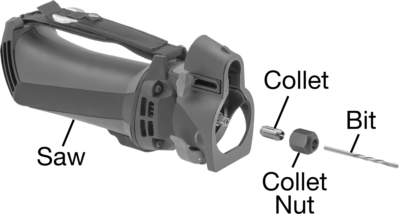 RotoZip SS355-10 Spiral Testere için Pens Seti