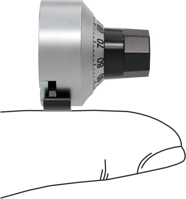 Dönüş Sayacı Gösterge Düğmesi, 7/8" Yüksek Başlık