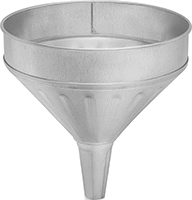 Filtreli Metal Huni