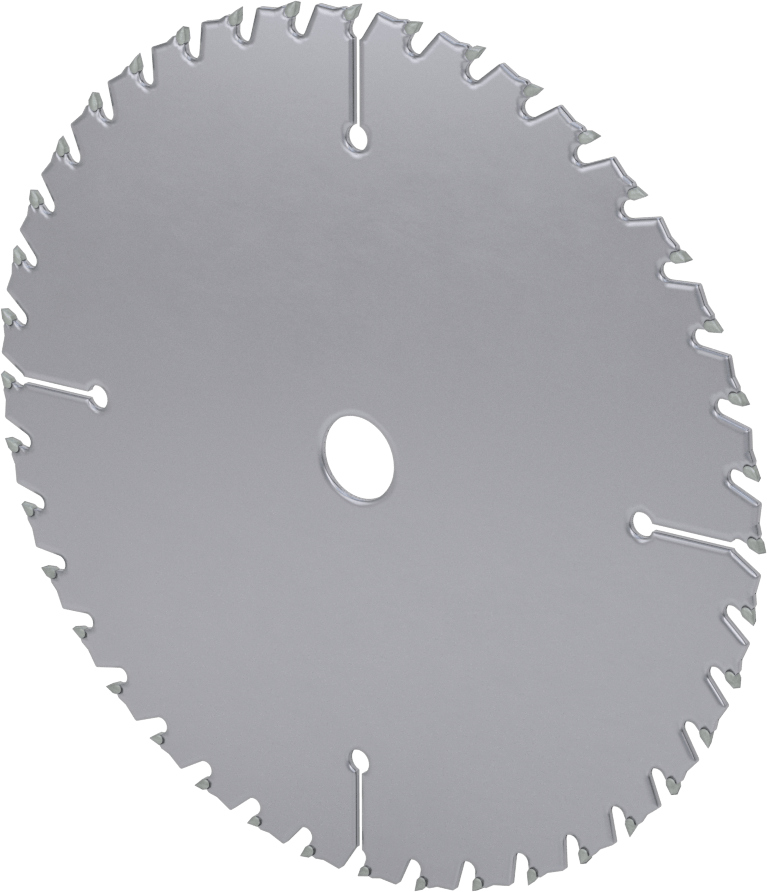 Ahşap için Testere Bıçağı, Dairesel, Yuvarlak Mil Deliği, 6-1/2" Çap, 40 Diş