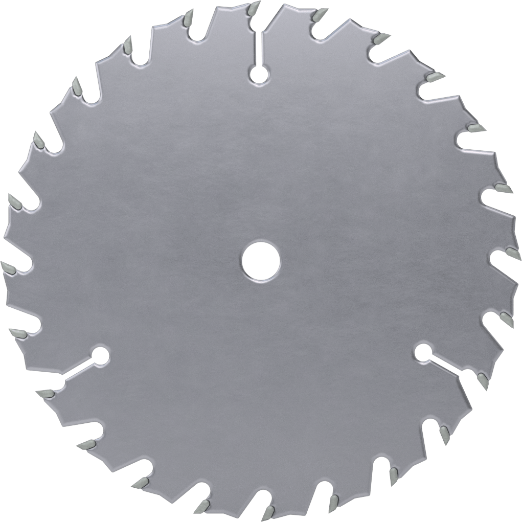 Ahşap için Testere Bıçağı, Dairesel, 5-3/8" Çap, 24 Diş