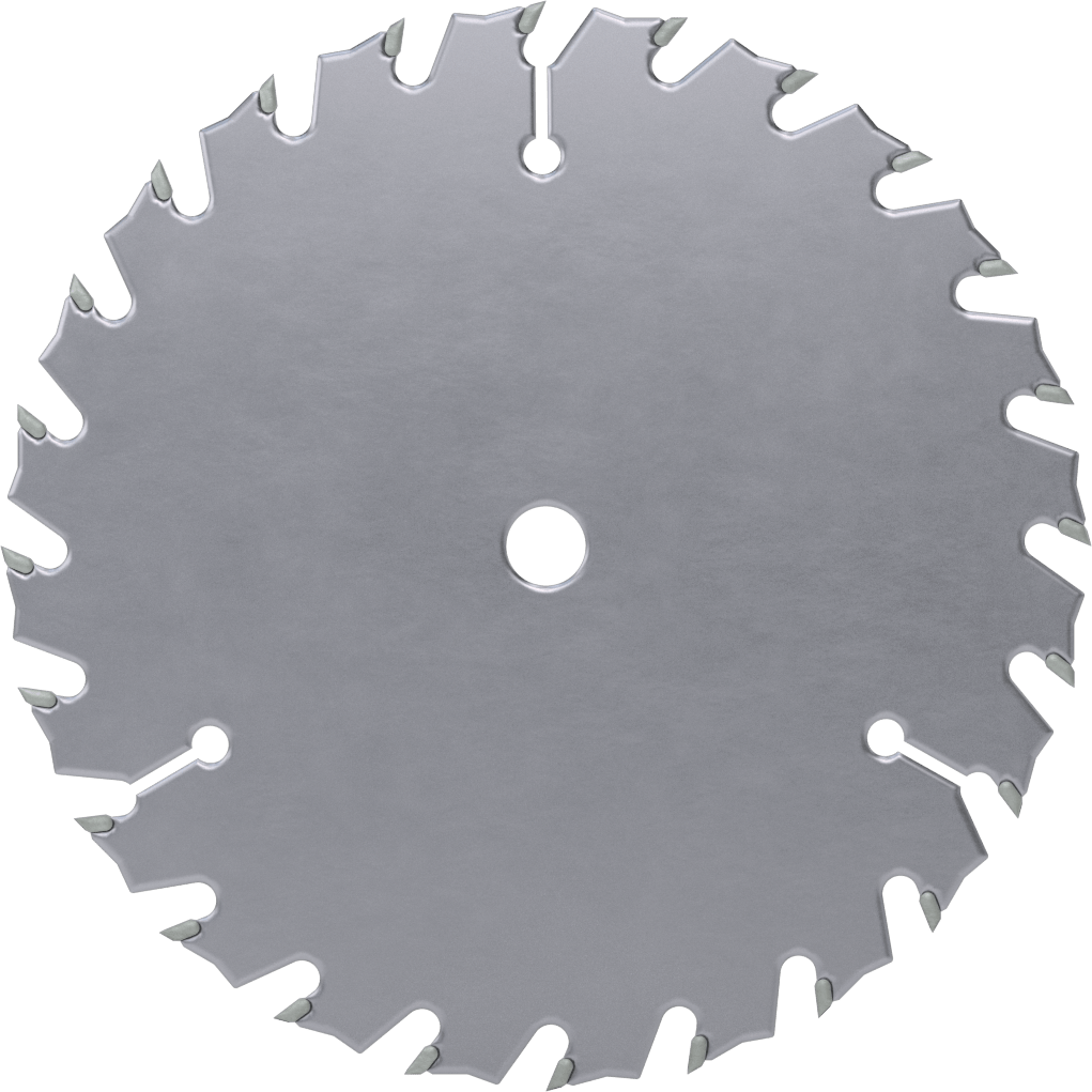 Ahşap için Testere Bıçağı, Dairesel, 5-3/8" Çap, 24 Diş