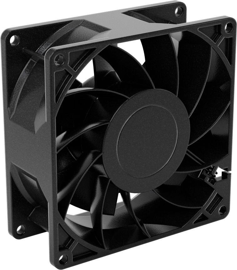 Yüksek Çıkışlı Ekipman Soğutma Fanı, 3,62 inç Kare, 85 ila 265V AC, 88 CFM Hava Akışı